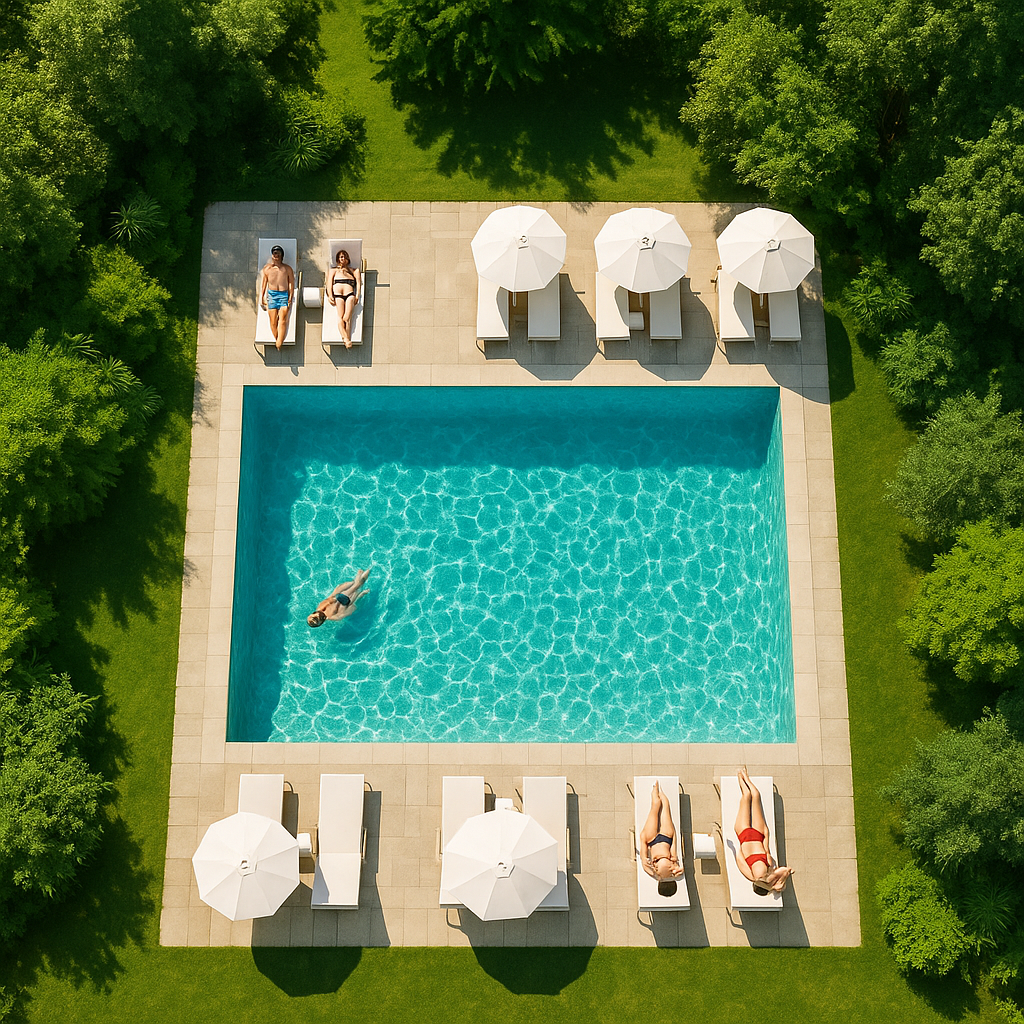 Pristine Pool Aerial